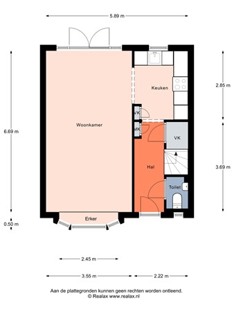 Floorplan - Koenraadstraat 9, 3752 ED Bunschoten-Spakenburg